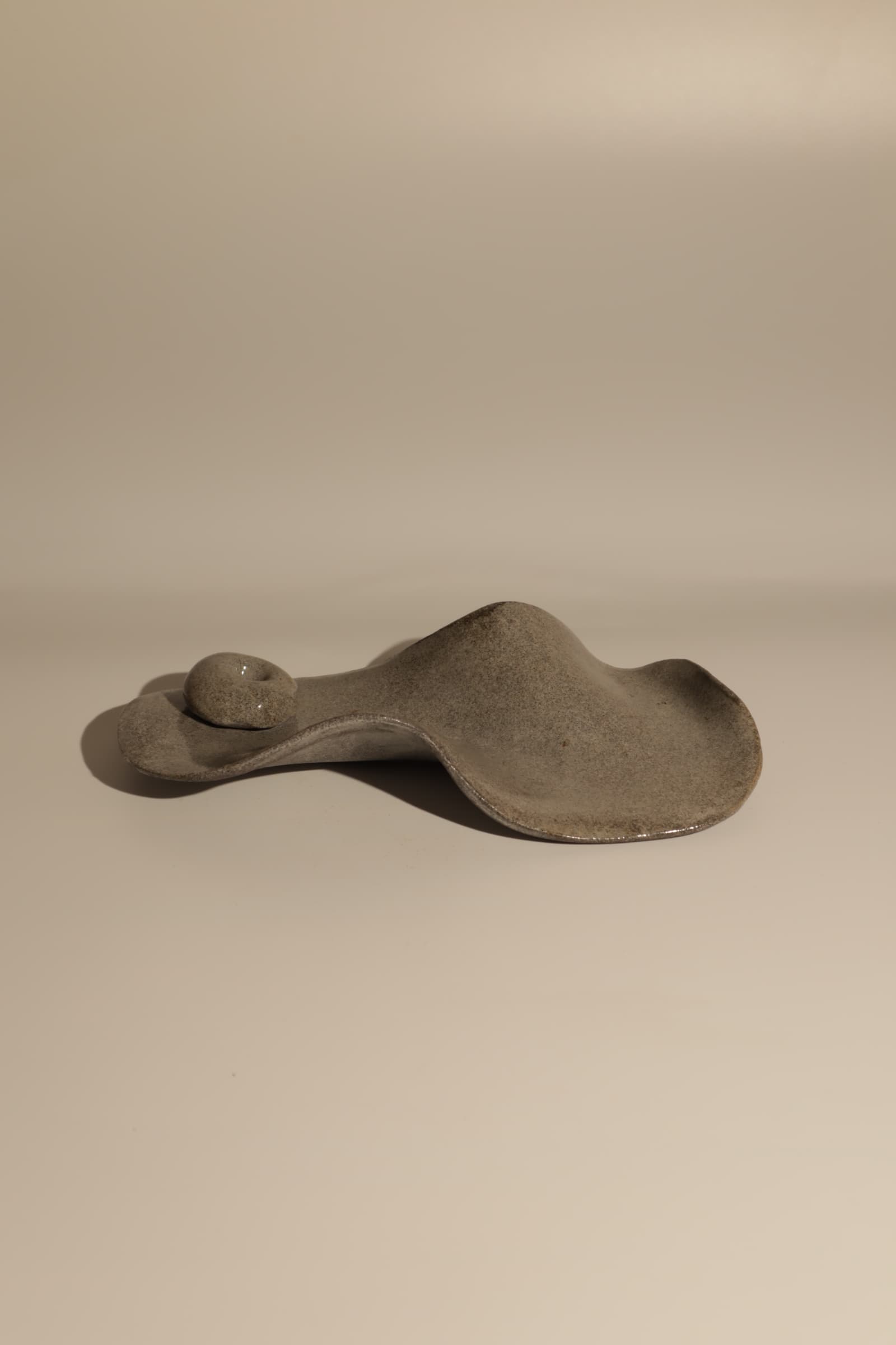 Drift Incense Rest, handmade grey stoneware