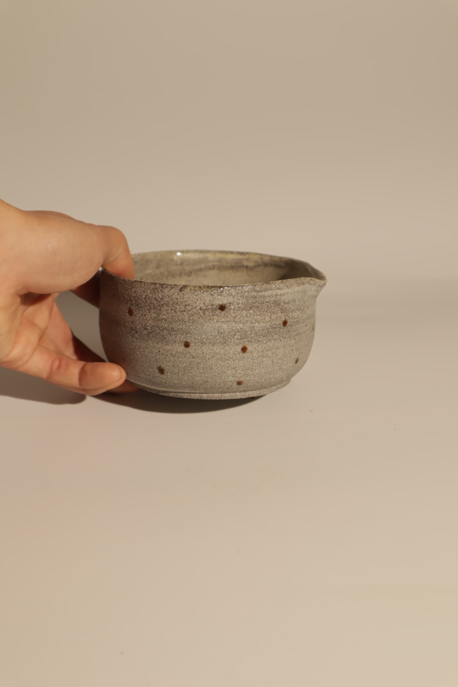 Handmade matcha bowl from the SAH Studio boutique
