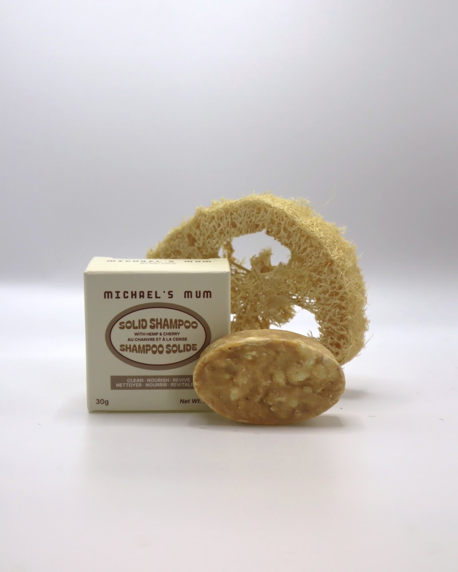 Hemp & Cherry Shampoo Bar by Michael's Mum