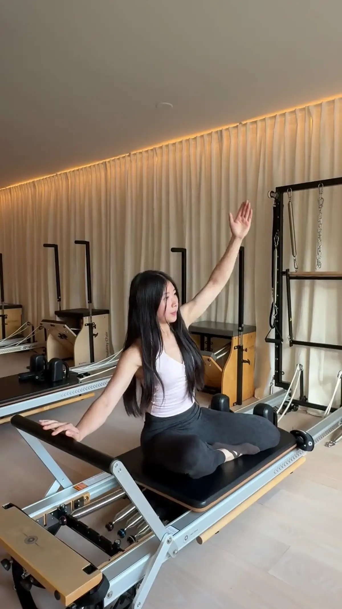 Reformer Pilates equipment inside SAH Studio